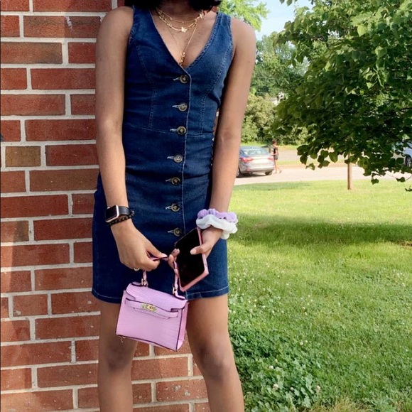 Denim Dress Worn Once! - Picture 2 of 2